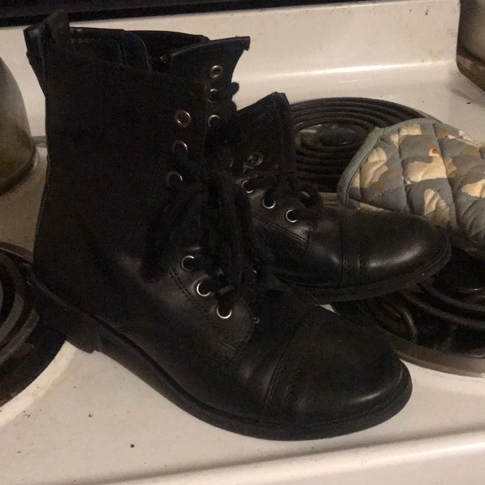 Black boots